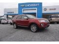 Ruby Red Metallic Tri-Coat 2016 Ford Explorer Limited
