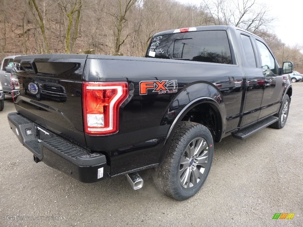 2017 F150 XLT SuperCab 4x4 - Shadow Black / Black Special Edition Package photo #2
