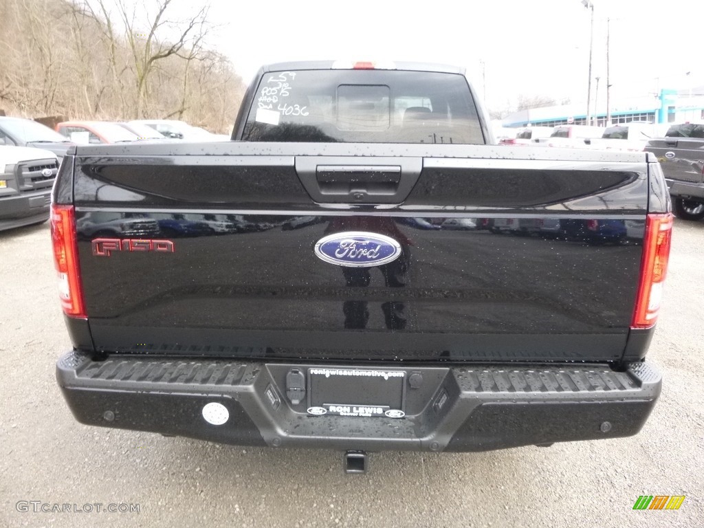 2017 F150 XLT SuperCab 4x4 - Shadow Black / Black Special Edition Package photo #3