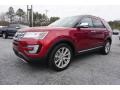 2016 Ruby Red Metallic Tri-Coat Ford Explorer Limited  photo #3