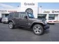 2017 Granite Crystal Metallic Jeep Wrangler Unlimited Sahara 4x4  photo #1