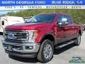 2017 Ruby Red Ford F250 Super Duty Lariat Crew Cab 4x4  photo #1