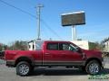 2017 Ruby Red Ford F250 Super Duty Lariat Crew Cab 4x4  photo #6