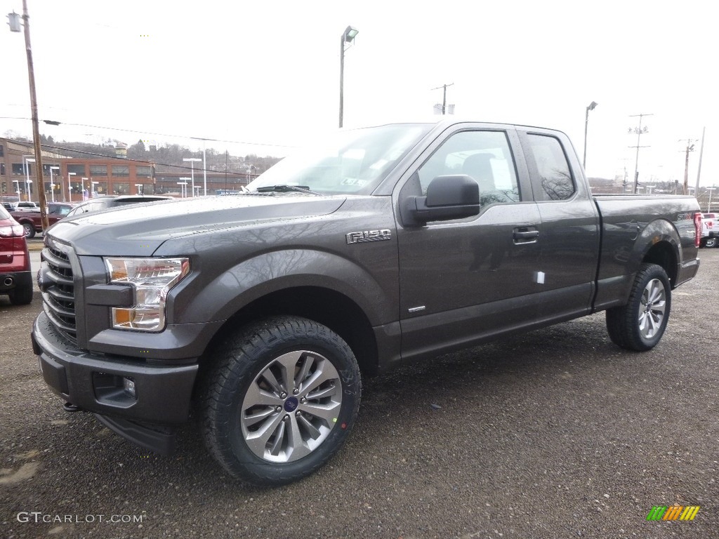 2017 F150 XL SuperCab 4x4 - Magnetic / Black photo #7