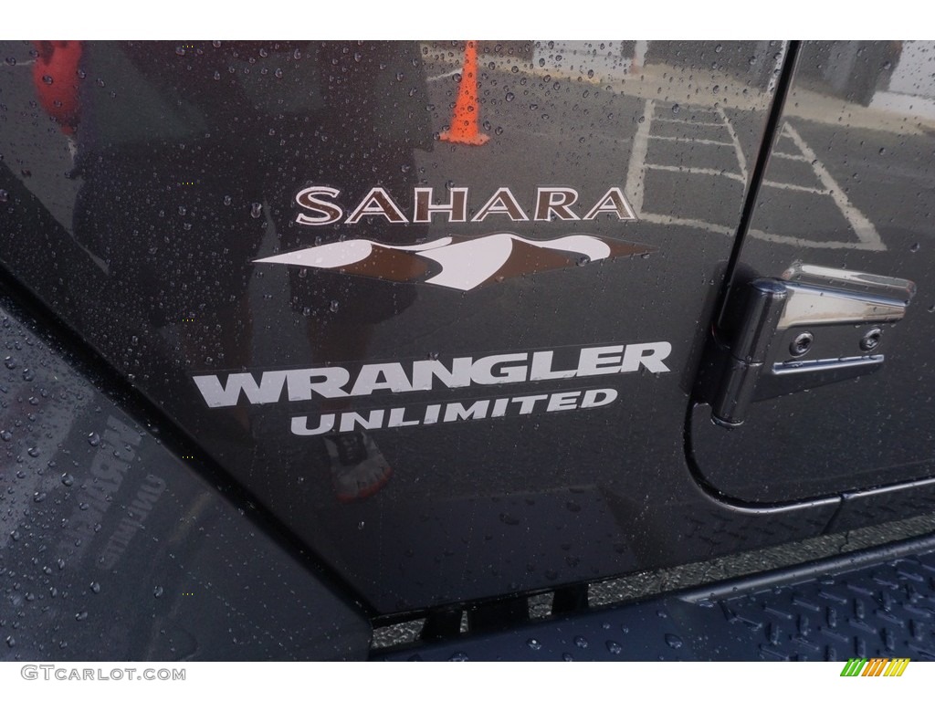 2017 Wrangler Unlimited Sahara 4x4 - Granite Crystal Metallic / Black photo #13
