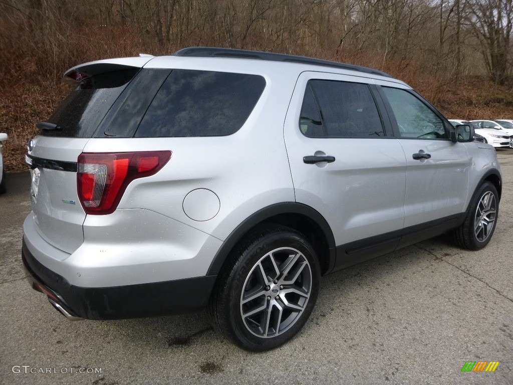 2017 Explorer Sport 4WD - Ingot Silver / Ebony Black photo #2