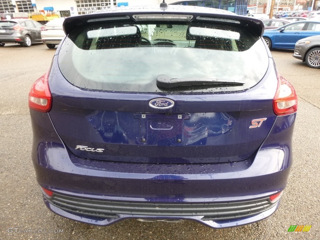 2017 Focus ST Hatch - Kona Blue / Charcoal Black photo #3