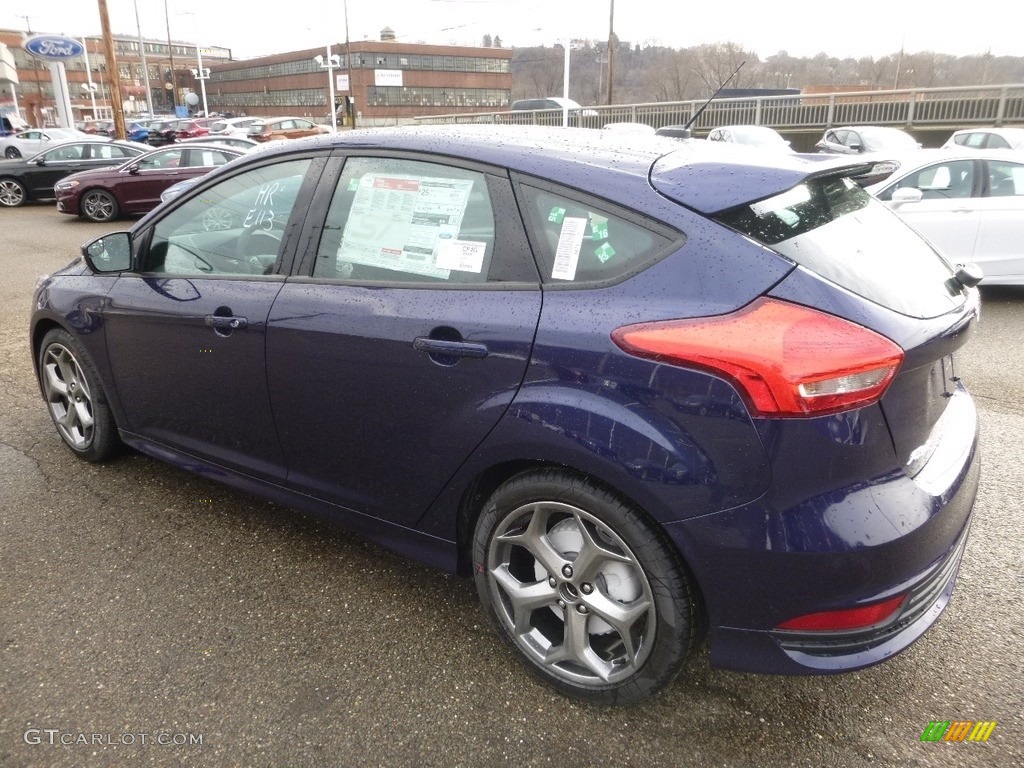 2017 Focus ST Hatch - Kona Blue / Charcoal Black photo #5