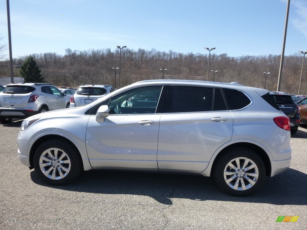 2017 Envision Essence AWD - Galaxy Silver Metallic / Ebony photo #9