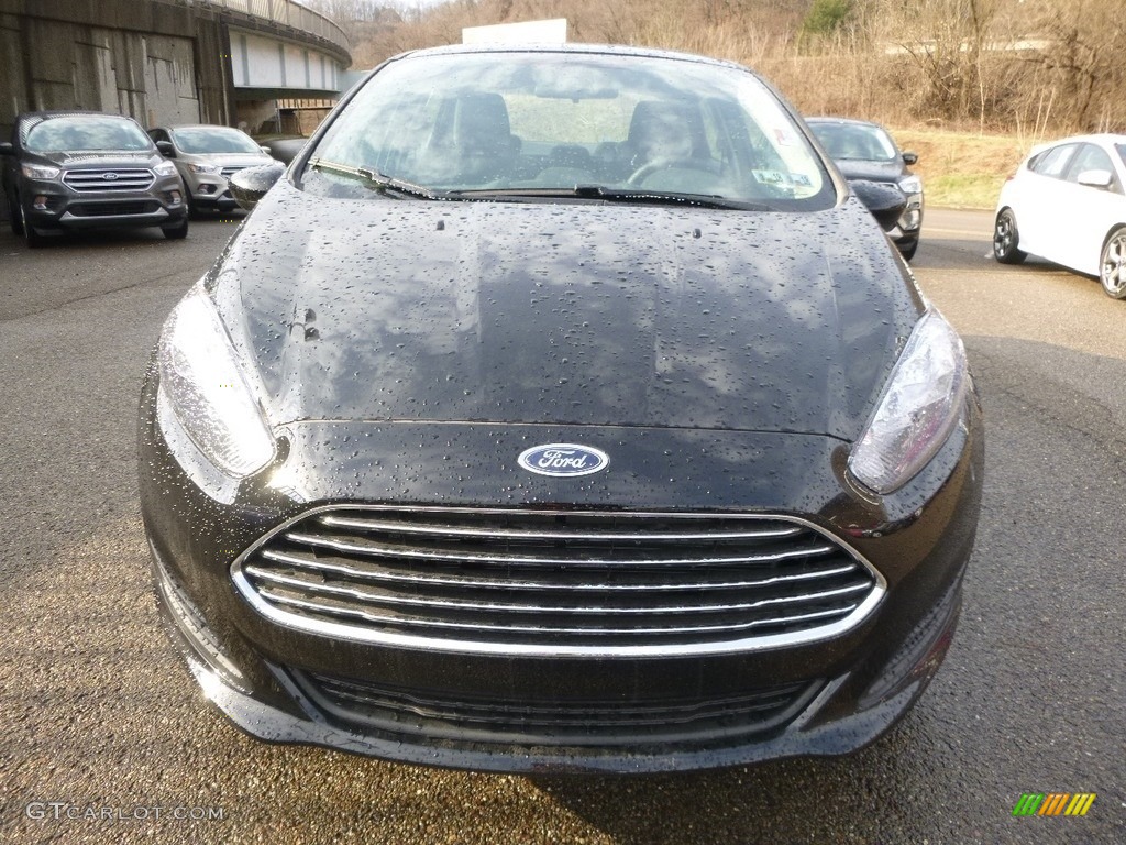 2017 Fiesta S Sedan - Shadow Black / Charcoal Black photo #8