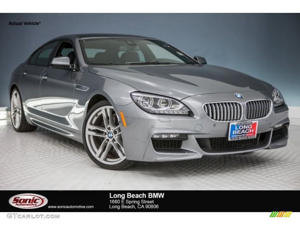 2014 6 Series 650i Gran Coupe - Space Gray Metallic / Black photo #1