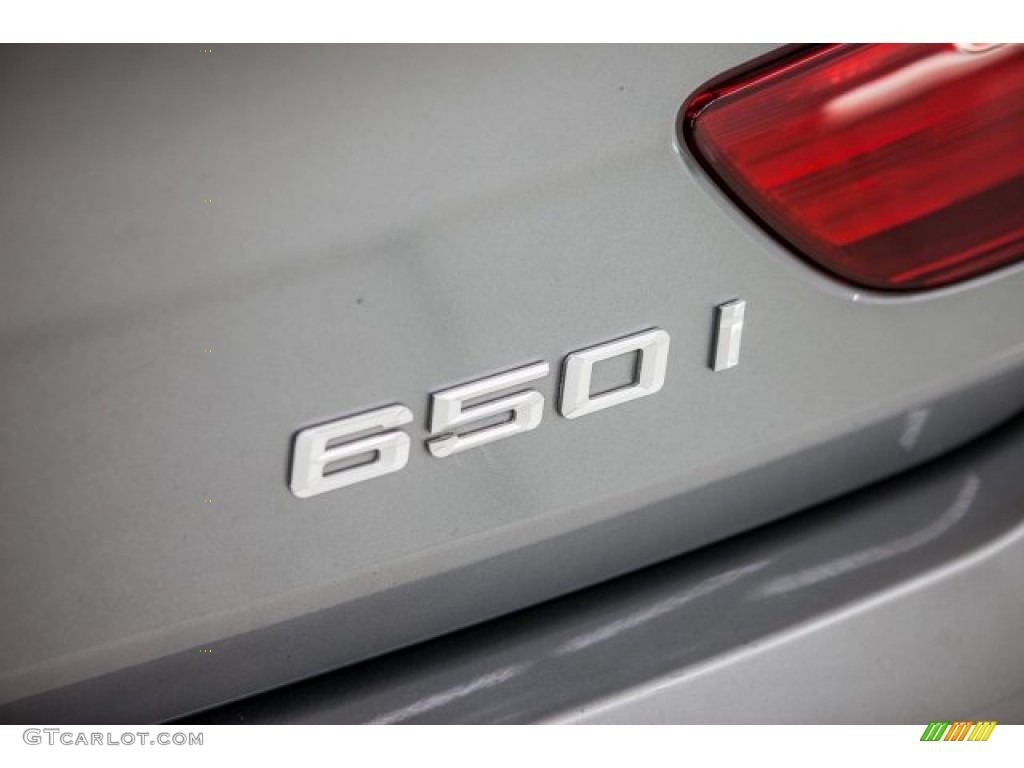 2014 6 Series 650i Gran Coupe - Space Gray Metallic / Black photo #8
