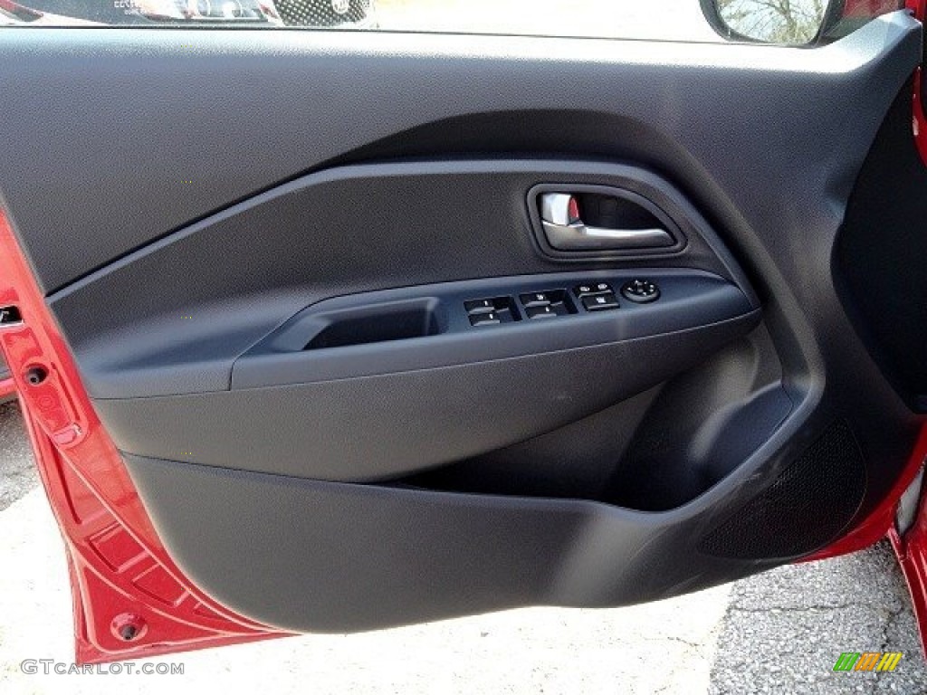 2017 Rio LX Sedan - Signal Red / Black photo #10
