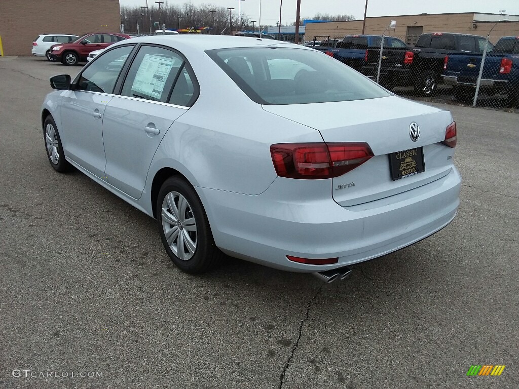 2017 Jetta S - White Silver / Black/Palladium Gray photo #4