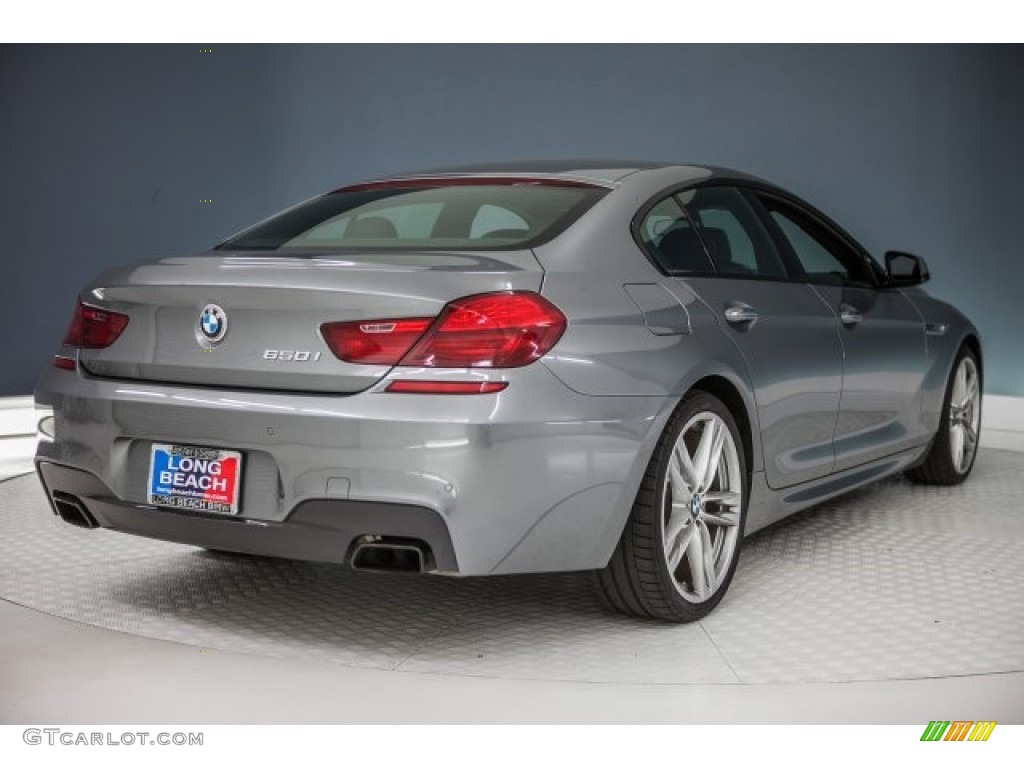 2014 6 Series 650i Gran Coupe - Space Gray Metallic / Black photo #27