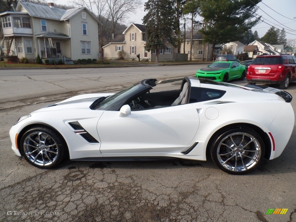 2017 Corvette Grand Sport Coupe - Arctic White / Gray photo #12