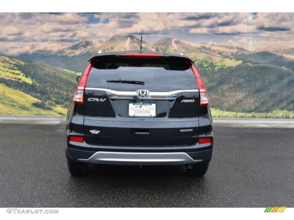 2016 CR-V Touring AWD - Crystal Black Pearl / Black photo #9