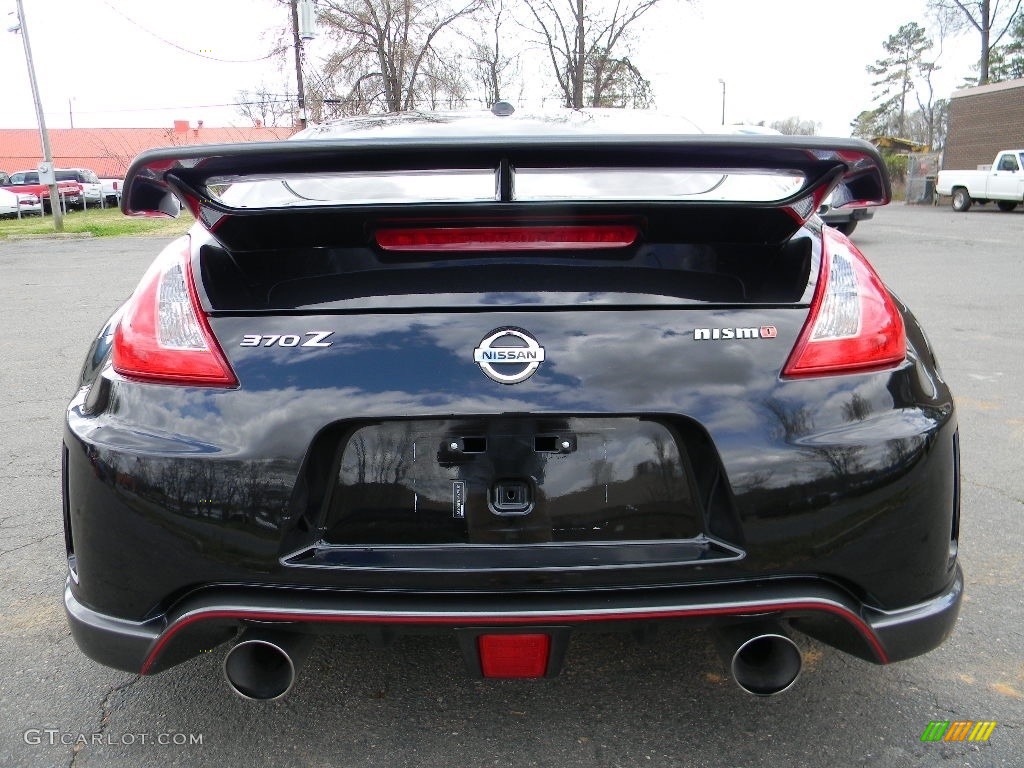 2014 370Z NISMO Coupe - Magnetic Black / NISMO Black/Red photo #9