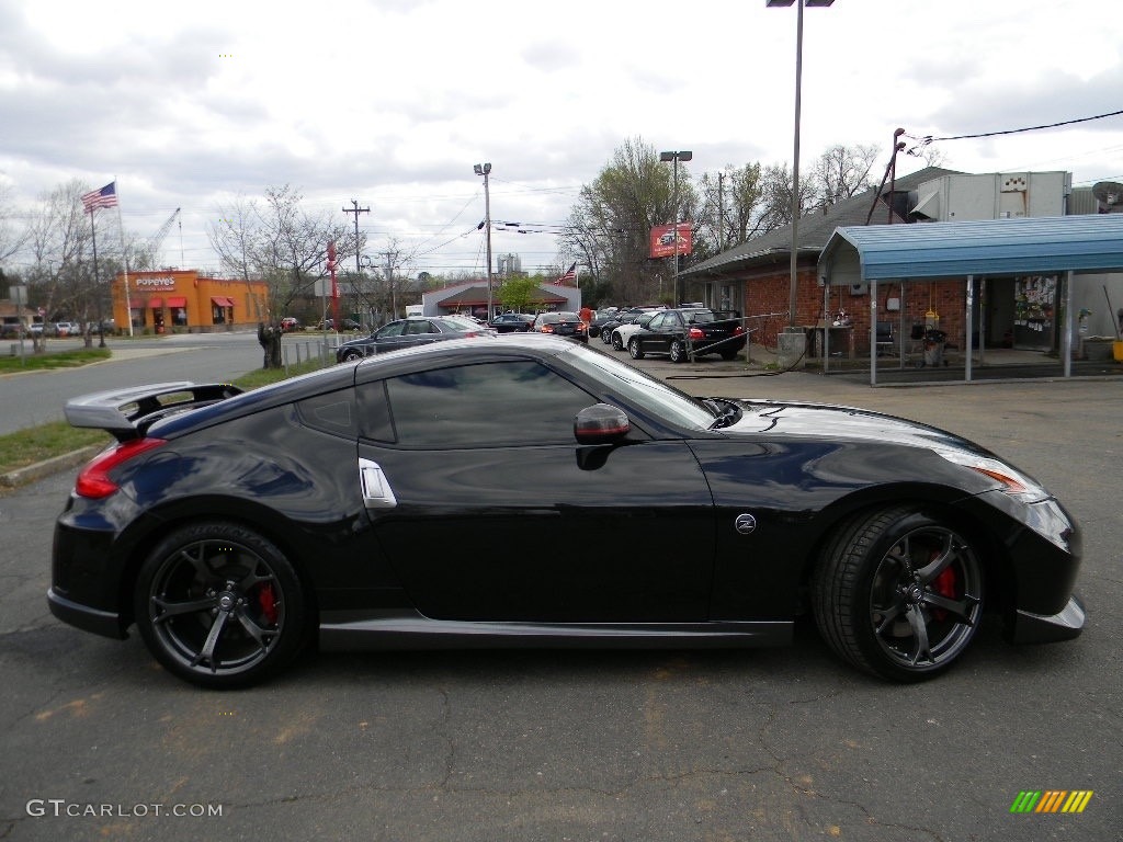 2014 370Z NISMO Coupe - Magnetic Black / NISMO Black/Red photo #11