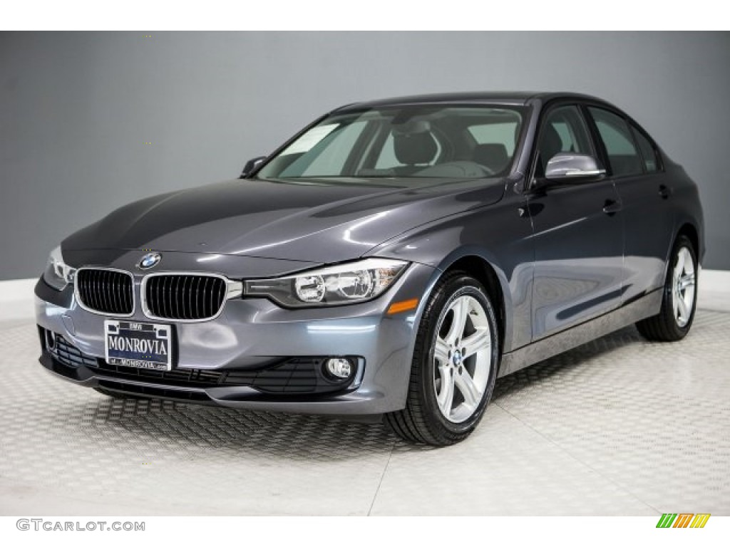 2014 3 Series 320i Sedan - Mineral Grey Metallic / Black photo #14