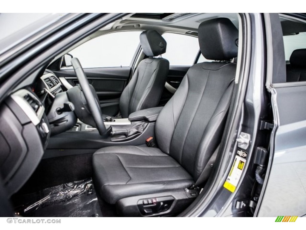 2014 3 Series 320i Sedan - Mineral Grey Metallic / Black photo #16