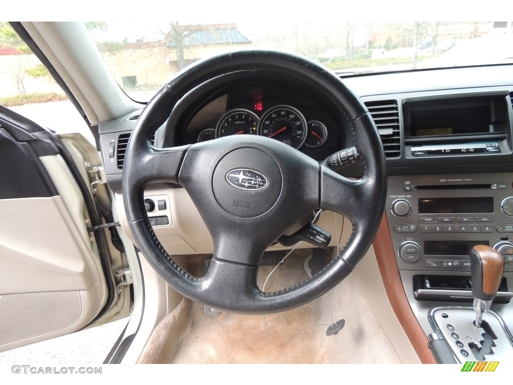 2006 Outback 2.5i Limited Wagon - Champagne Gold Opalescent / Taupe photo #10