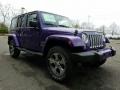2017 Extreme Purple Jeep Wrangler Unlimited Sahara 4x4  photo #1