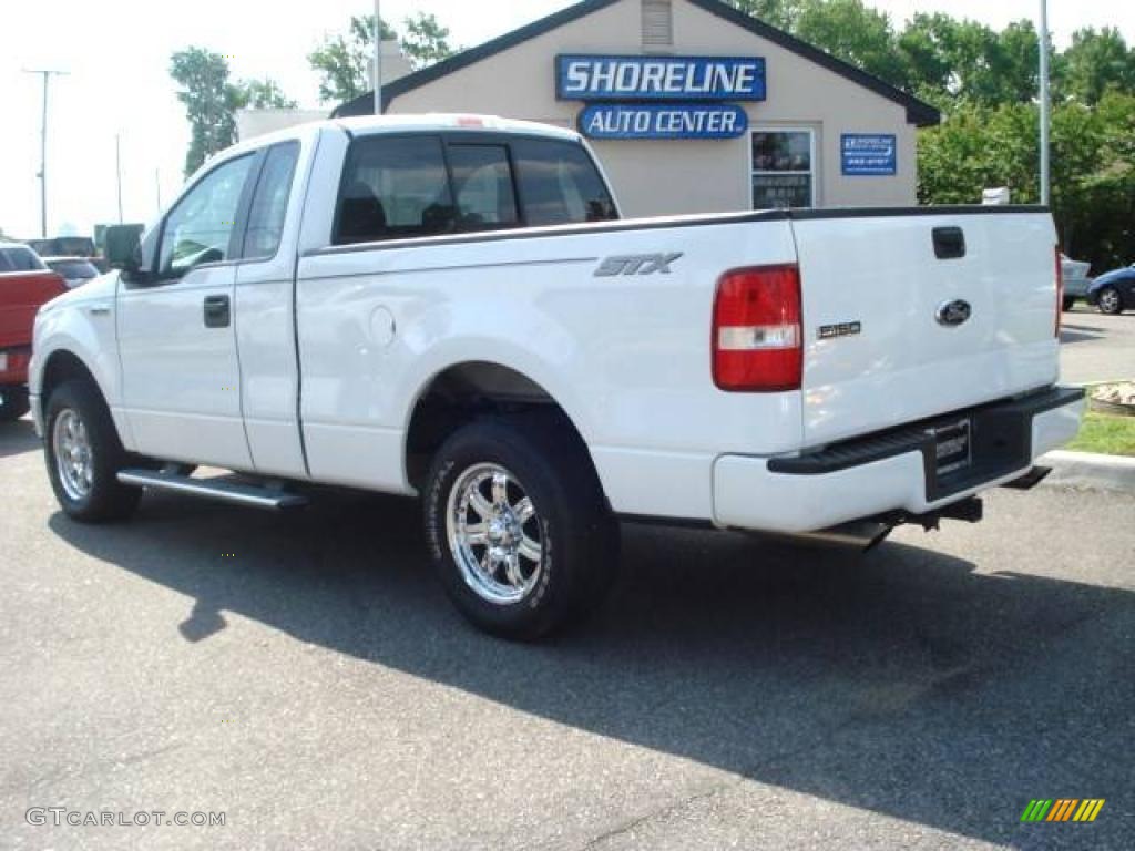2006 F150 STX Regular Cab - Oxford White / Medium Flint photo #4