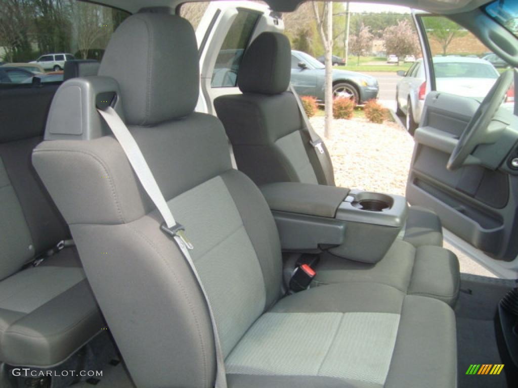 2006 F150 XLT SuperCab 4x4 - Oxford White / Medium Flint photo #11
