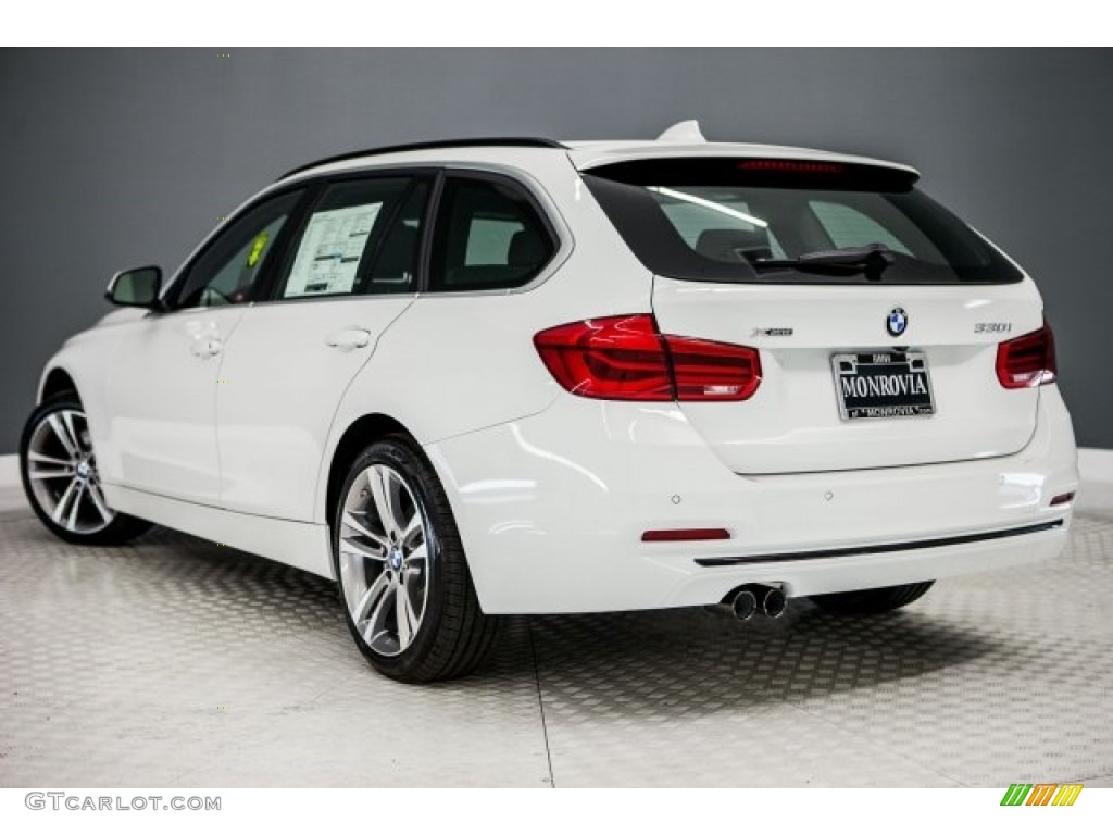 2017 3 Series 330i xDrive Sports Wagon - Alpine White / Black photo #3