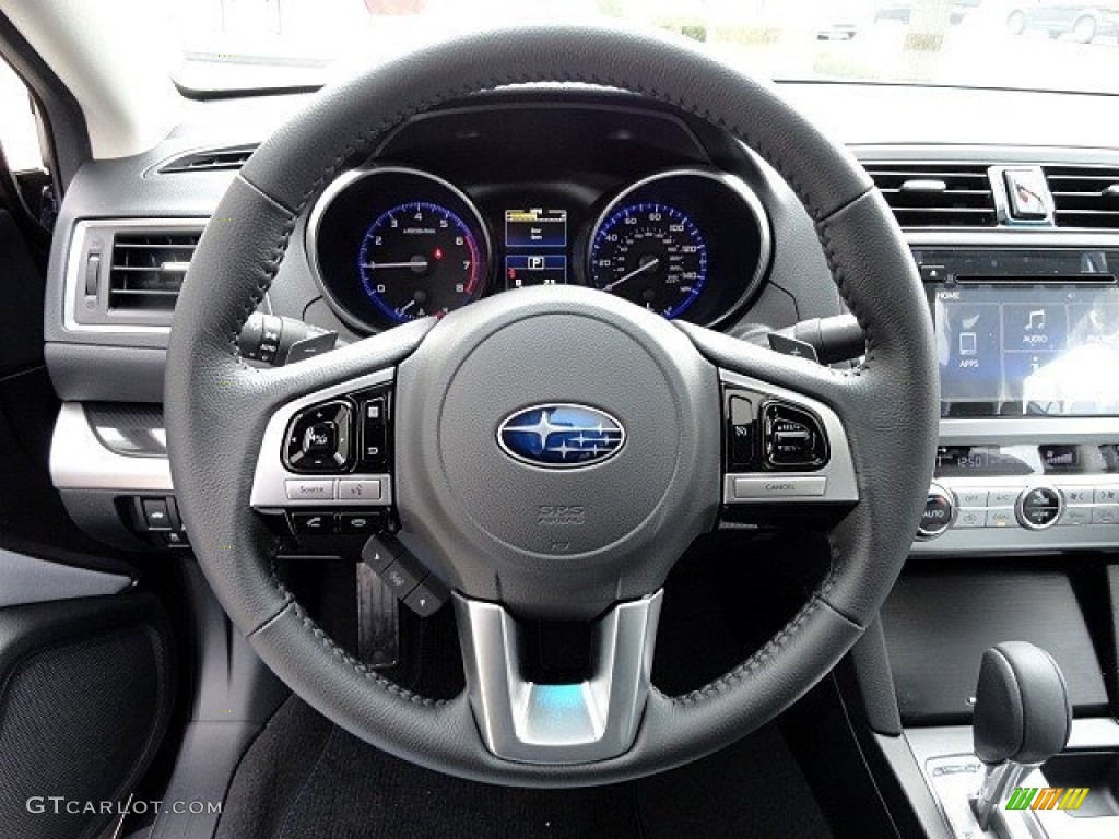 2017 Subaru Legacy 2.5i Sport Sport Two-Tone Gray Steering Wheel Photo #119472263