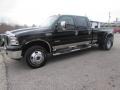 Black 2006 Ford F350 Super Duty Lariat Crew Cab 4x4 Dually