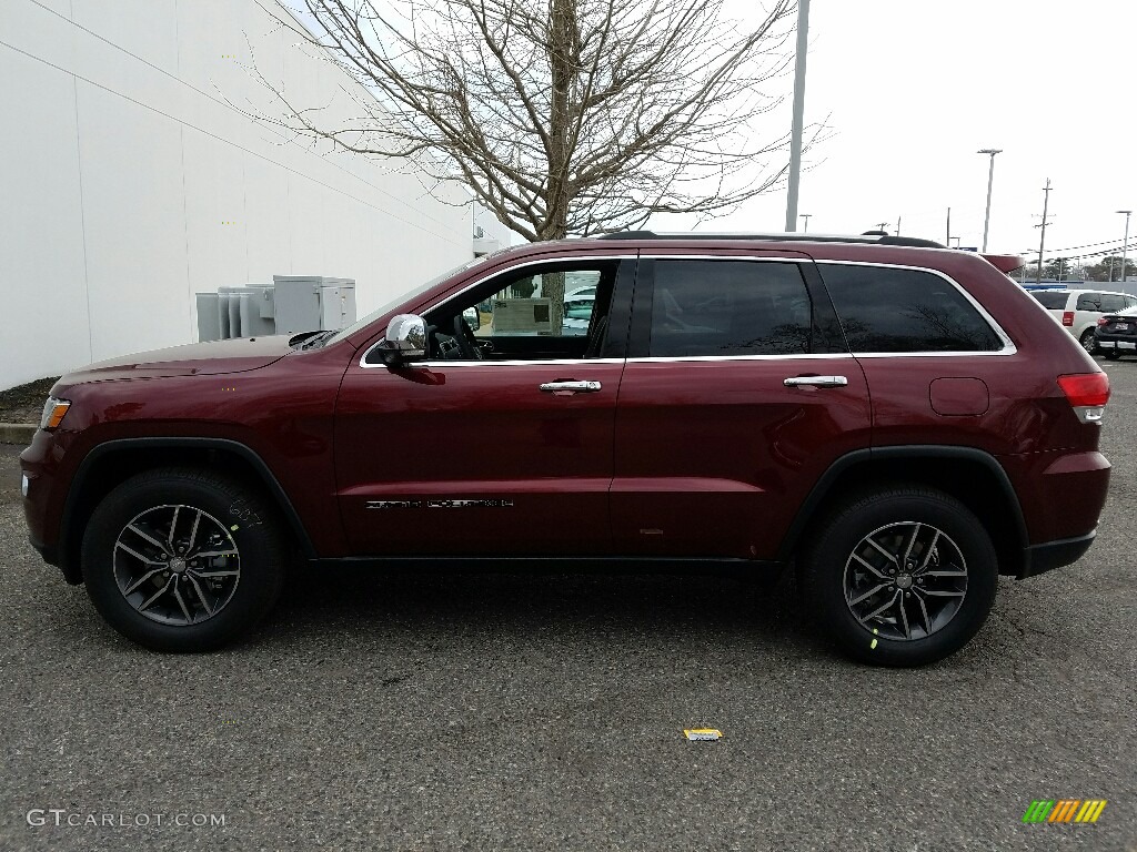 2017 Grand Cherokee Limited 4x4 - Velvet Red Pearl / Black photo #3