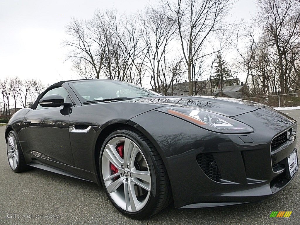 2014 F-TYPE V8 S - Stratus Grey Metallic / Brogue photo #7