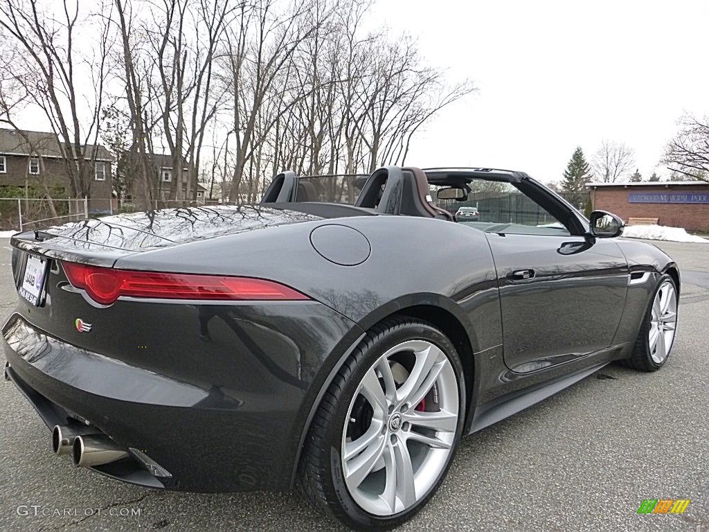 2014 F-TYPE V8 S - Stratus Grey Metallic / Brogue photo #13