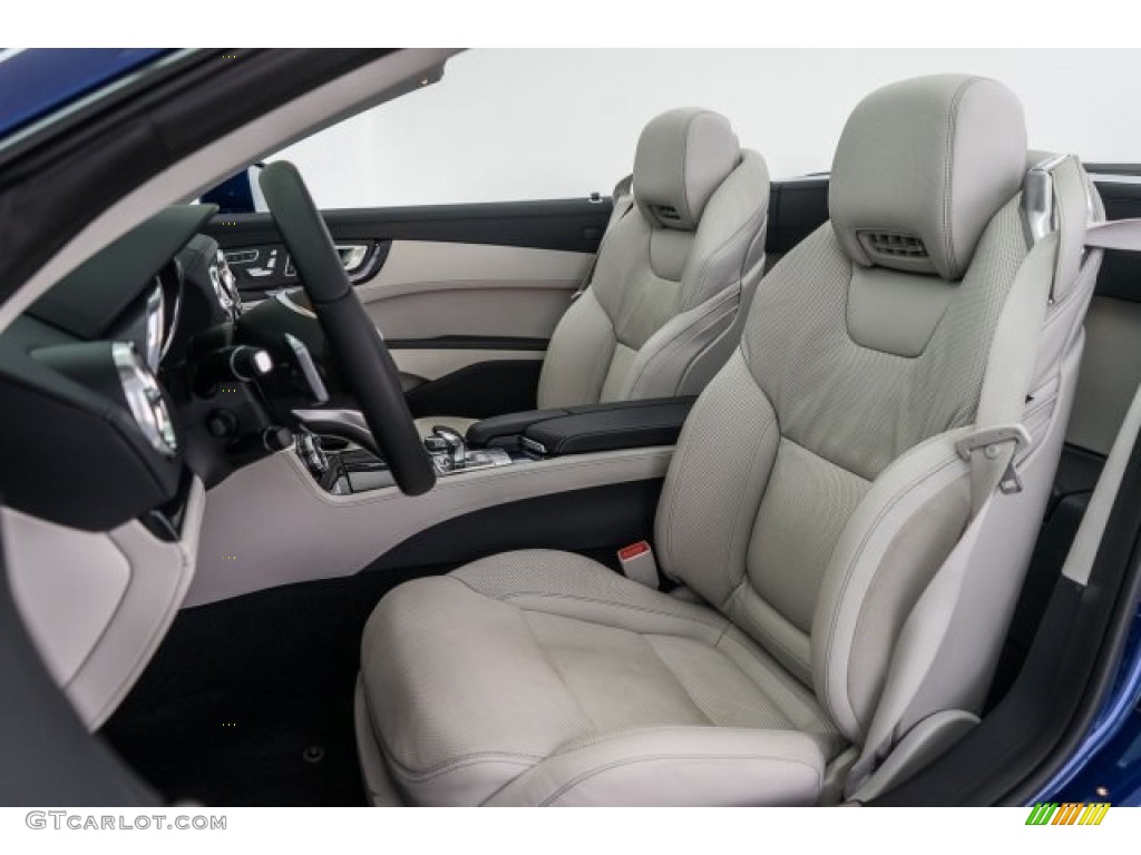 Crystal Grey/Black Interior 2017 Mercedes-Benz SL 450 Roadster Photo #119475776
