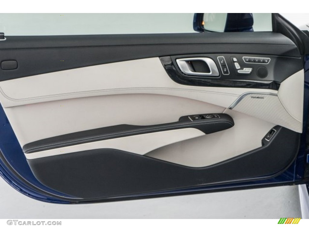 2017 Mercedes-Benz SL 450 Roadster Crystal Grey/Black Door Panel Photo #119476040