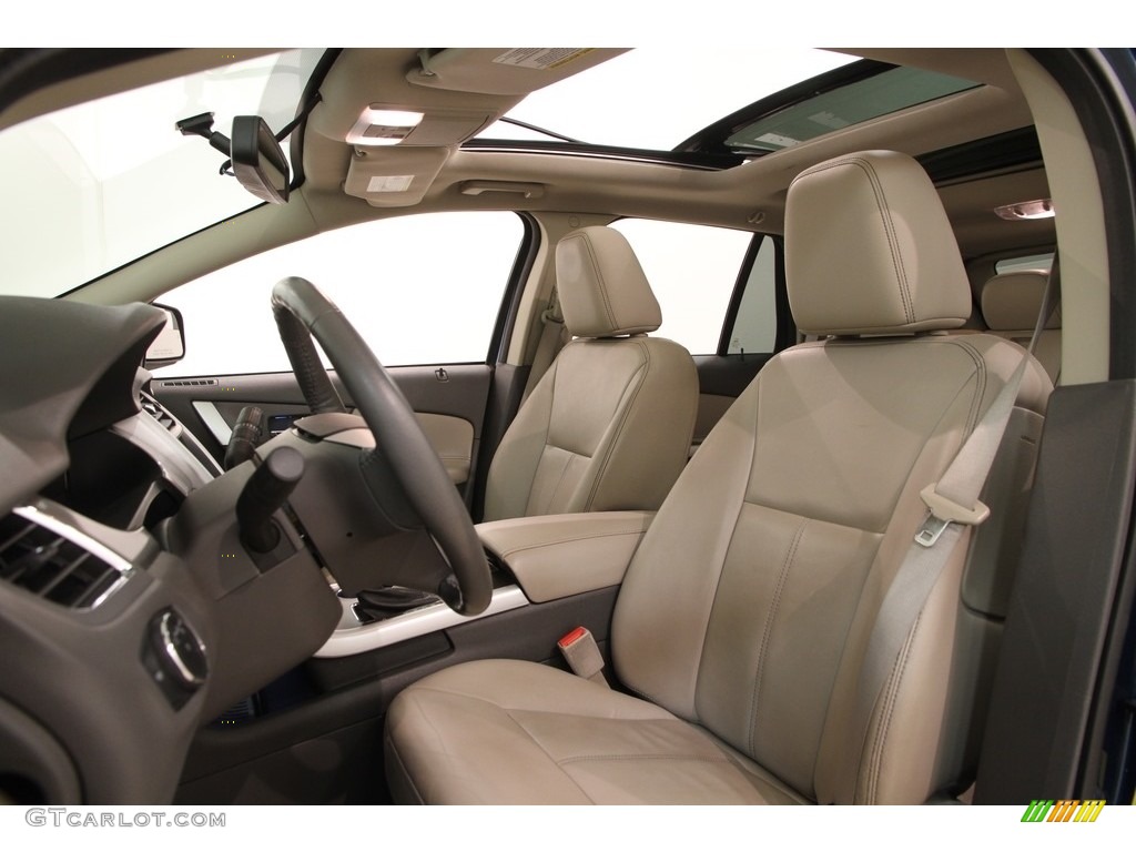 2011 Edge SEL AWD - Mediterranean Blue Metallic / Medium Light Stone photo #5