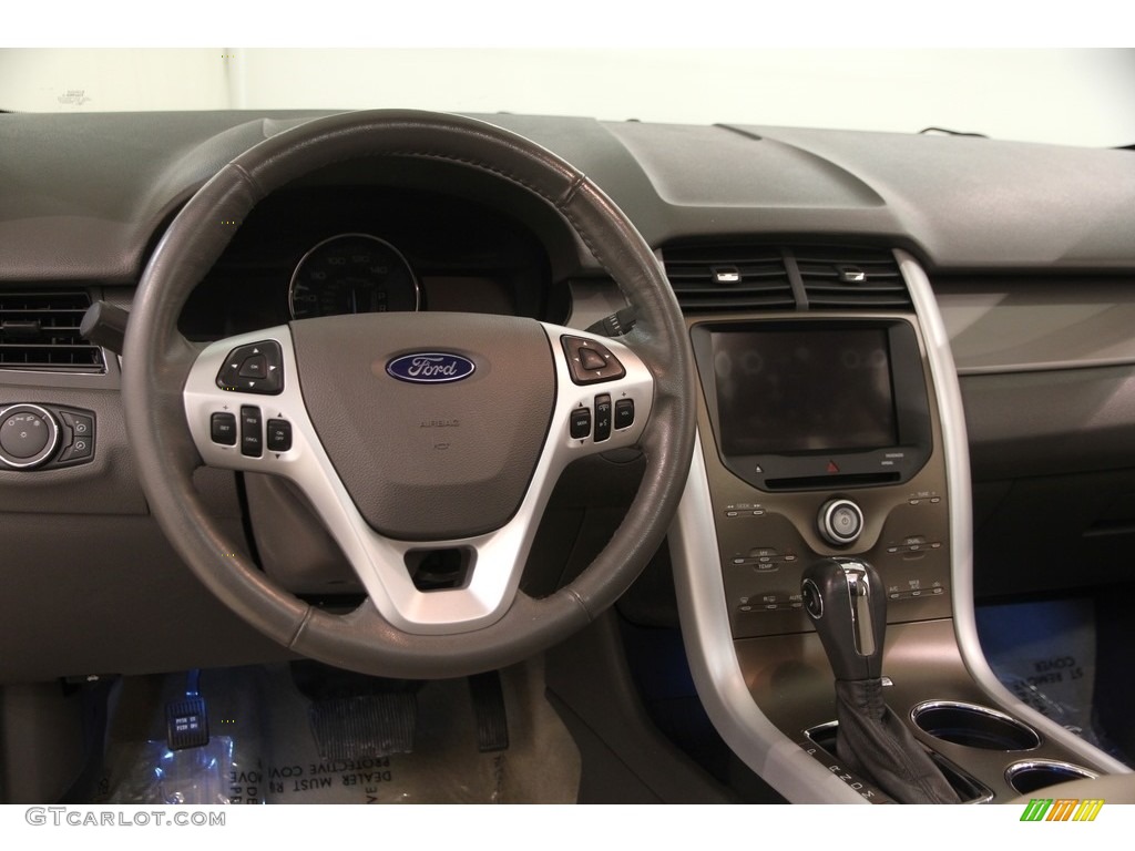 2011 Edge SEL AWD - Mediterranean Blue Metallic / Medium Light Stone photo #6