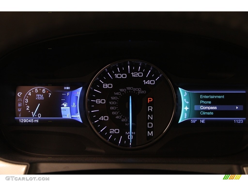 2011 Edge SEL AWD - Mediterranean Blue Metallic / Medium Light Stone photo #9