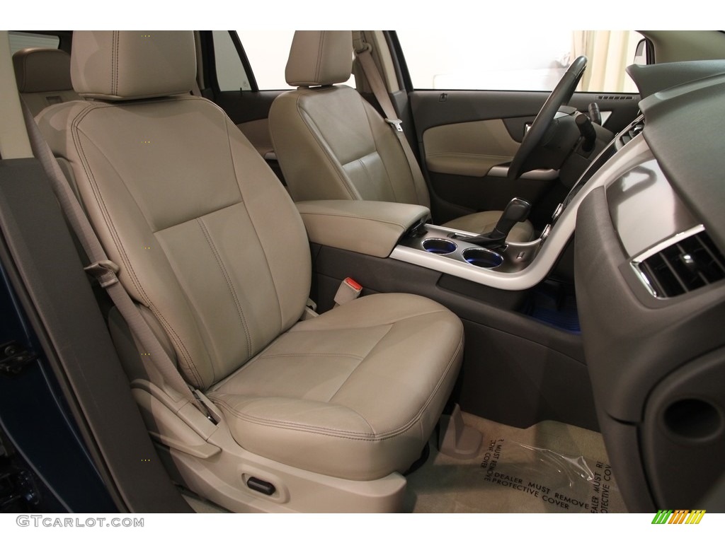 2011 Edge SEL AWD - Mediterranean Blue Metallic / Medium Light Stone photo #14