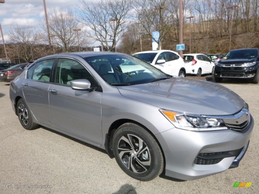 2017 Accord LX Sedan - Lunar Silver Metallic / Gray photo #5
