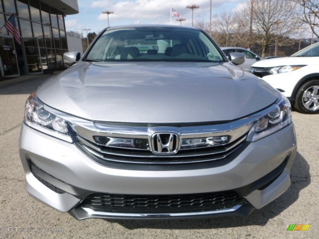 2017 Accord LX Sedan - Lunar Silver Metallic / Gray photo #6