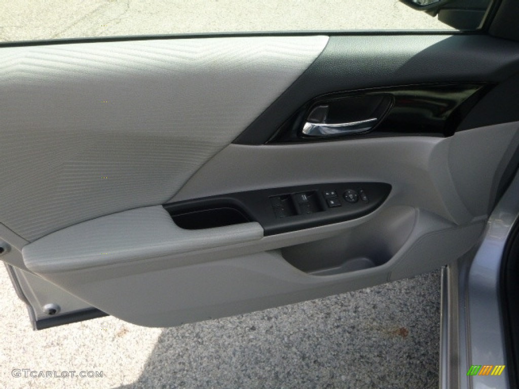 2017 Accord LX Sedan - Lunar Silver Metallic / Gray photo #11