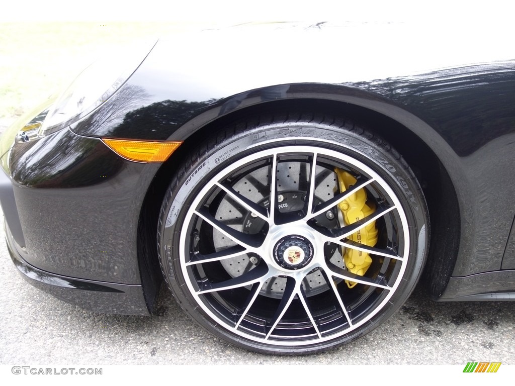 2017 911 Turbo S Cabriolet - Black / Natural Espresso photo #12