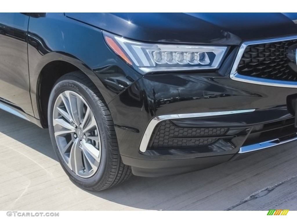 2017 MDX Technology - Crystal Black Pearl / Parchment photo #10