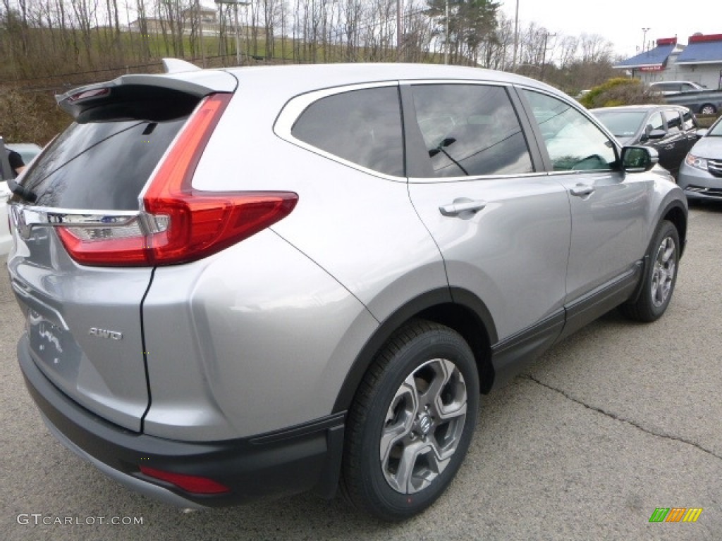 2017 CR-V EX-L AWD - Lunar Silver Metallic / Gray photo #4