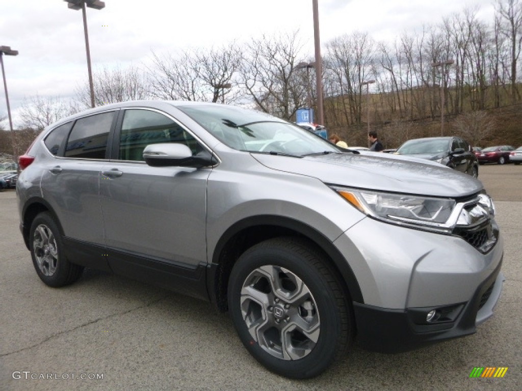 2017 CR-V EX-L AWD - Lunar Silver Metallic / Gray photo #5