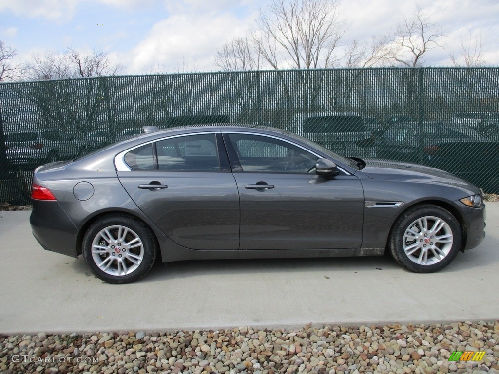 2017 XE 20d Premium AWD - Ammonite Grey / Jet photo #2