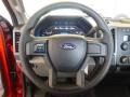 2017 Ford F450 Super Duty Medium Earth Gray Interior Steering Wheel Photo